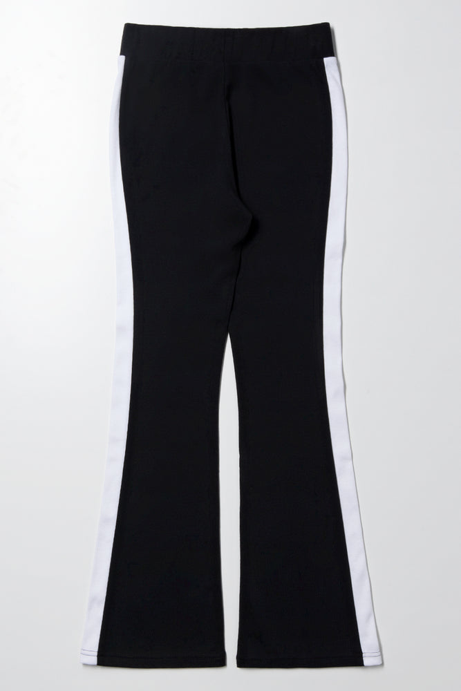 Leggings With Side Tape Black (2)