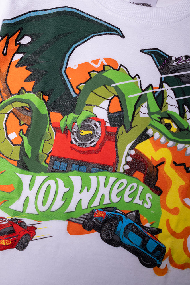 Hot Wheels T-Shirt White (1)