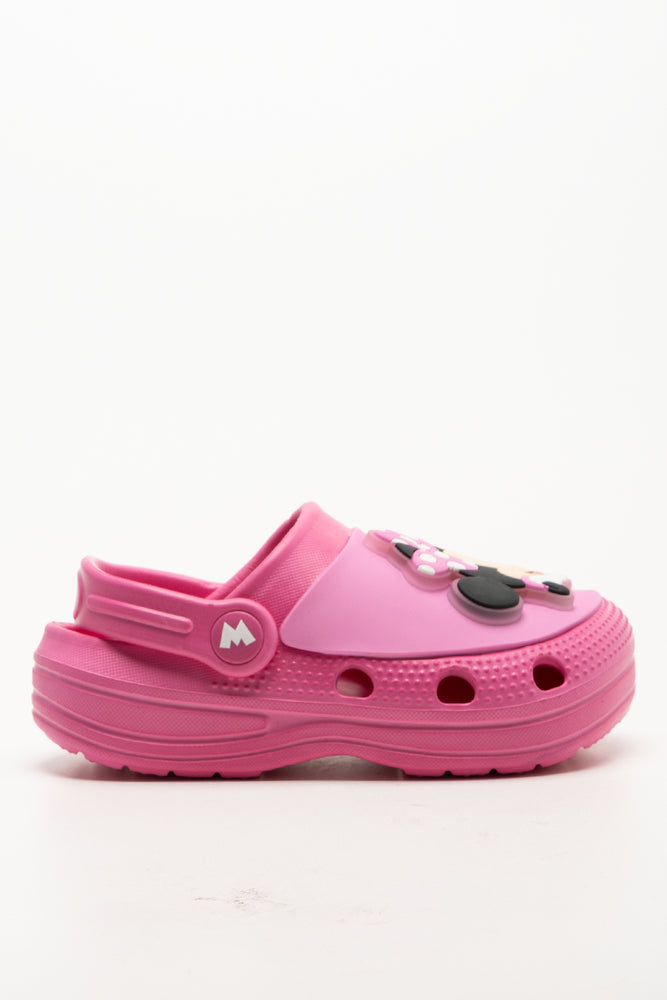 Minnie Mouse Light Up Clogs Pink (1)