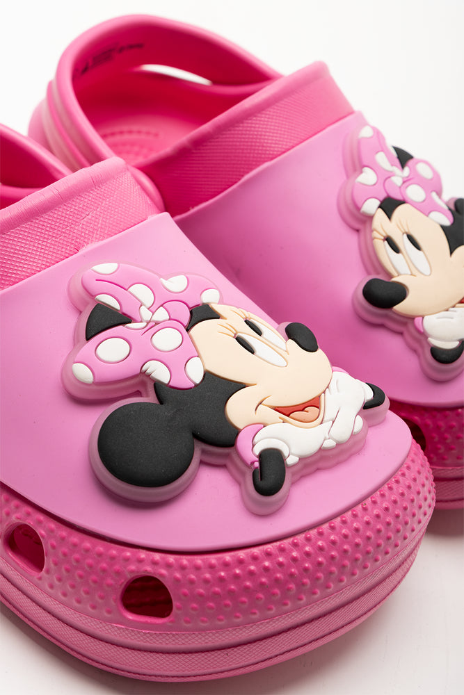 Minnie Mouse Light Up Clogs Pink (2)
