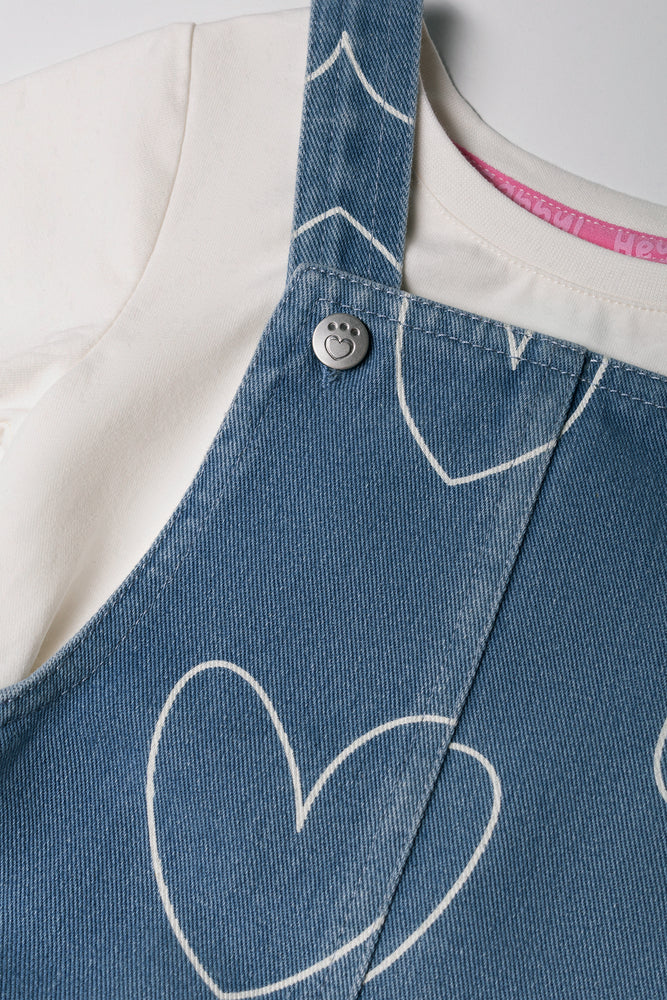 Gabby's Dollhouse Pinafore Set Blue