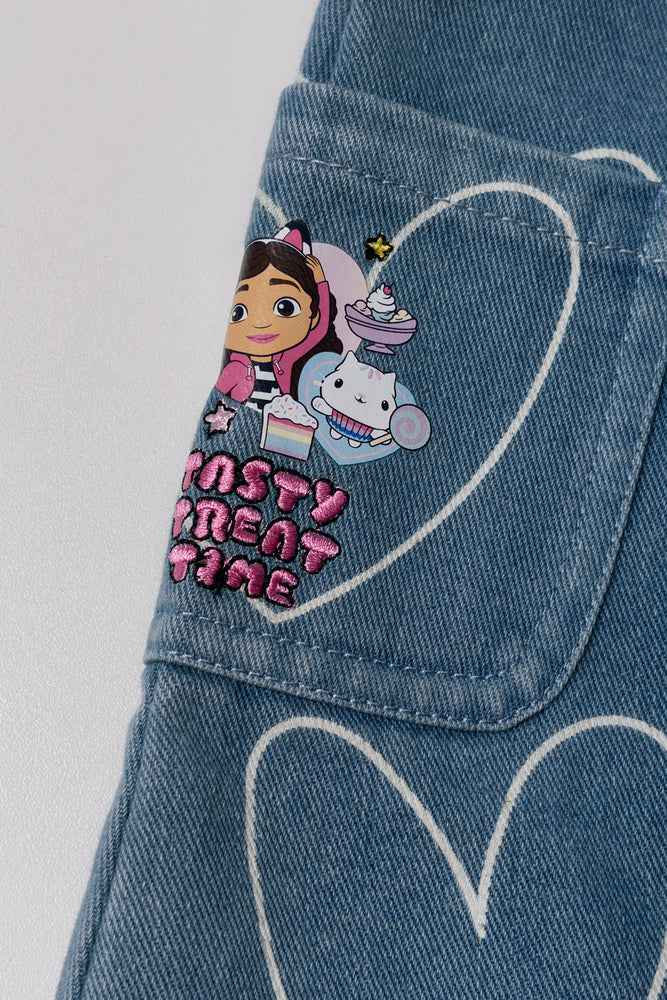 Gabby's Dollhouse Pinafore Set Blue (2)