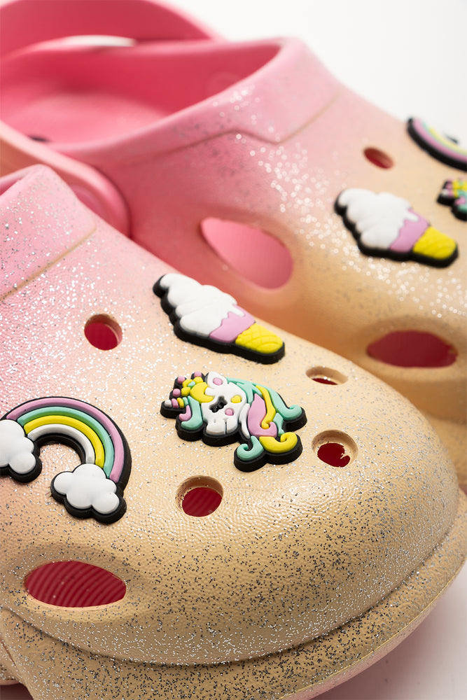 Ombre Clogs Pink (2)