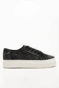 Distressed Denim Sneakers Dark Grey (1)