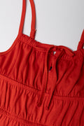 Strappy Dress Orange (1)