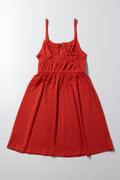 Strappy Dress Orange (2)