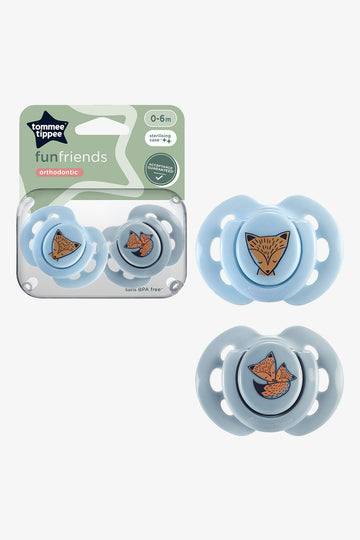 Tommee Tippee 2 Pack Dummy's 0-6 Months