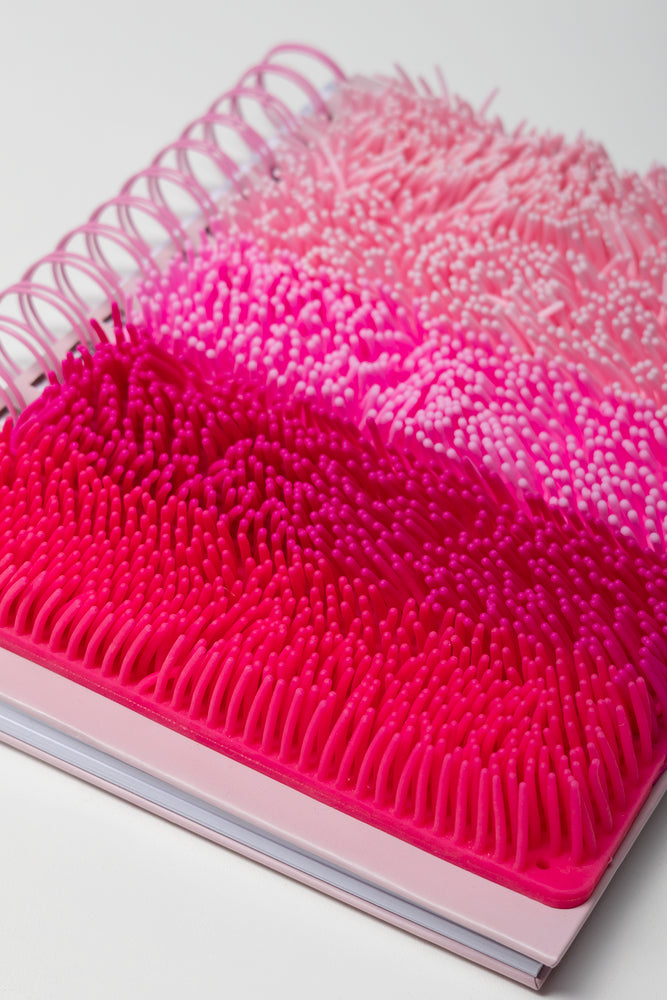 Shaggy Notebook Pink And Red