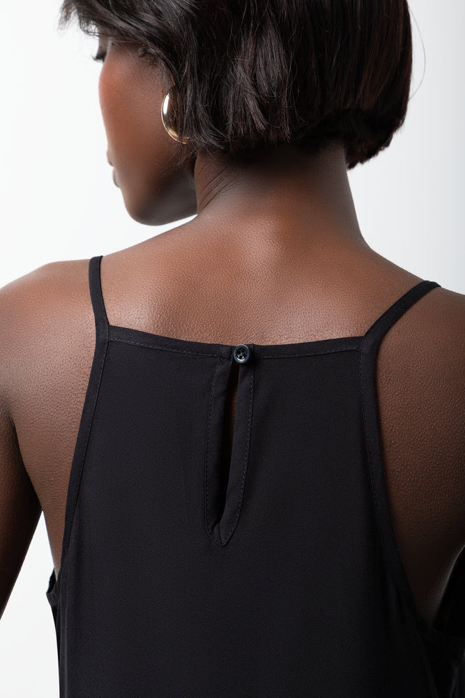 Strappy Dress Black (3)