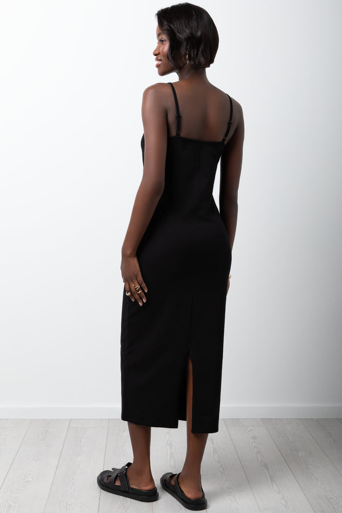 Bodycon Dress Black (2)