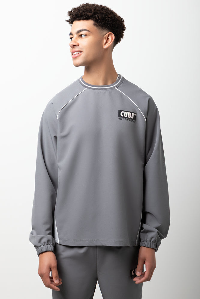 Crewneck Tracktop Grey