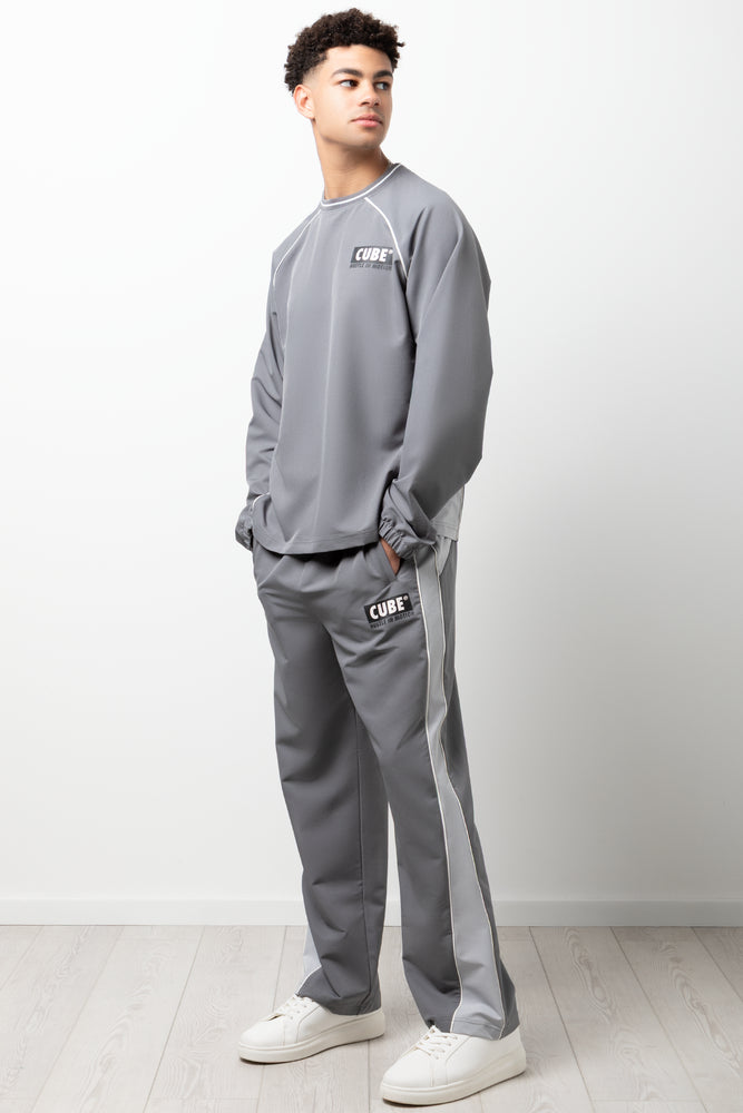 Crewneck Tracktop Grey (1)