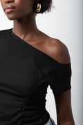 Short Sleeve Mesh Top Black (3)
