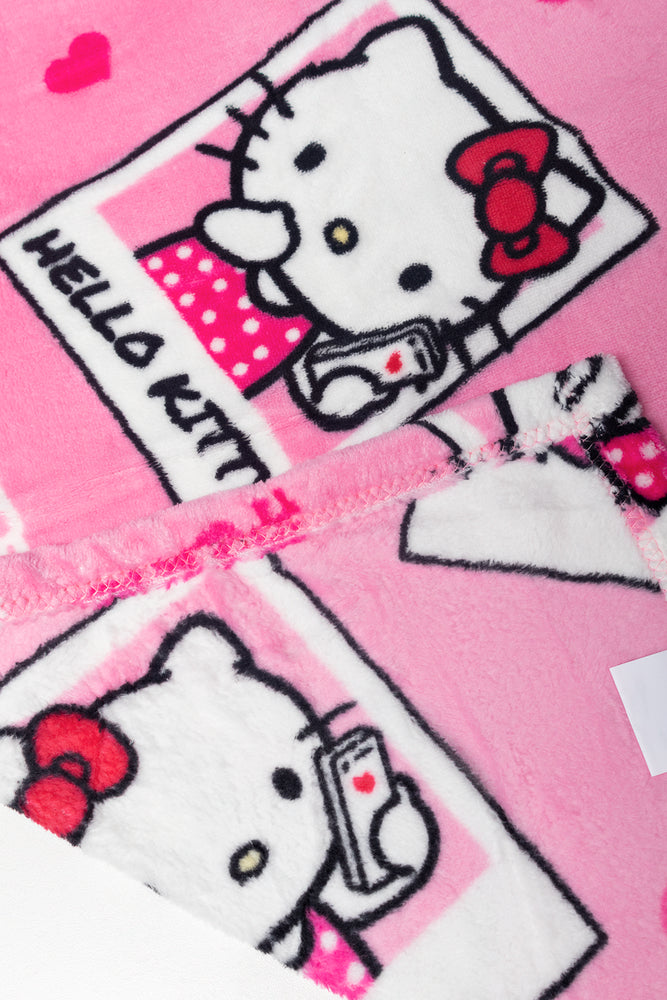 Hello Kitty Throw Pink (1)