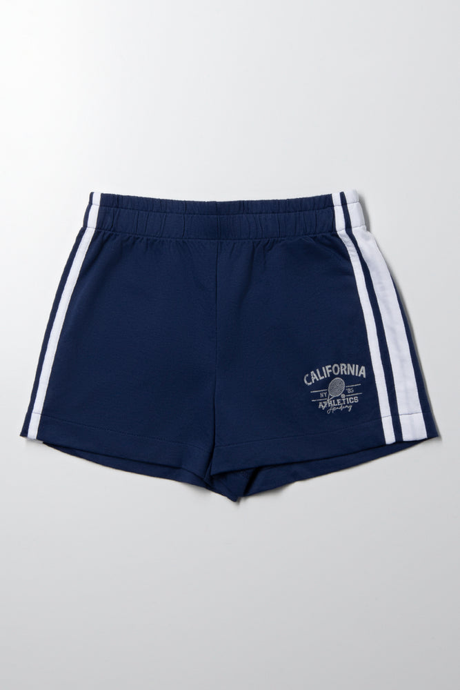 Knit Shorts Navy