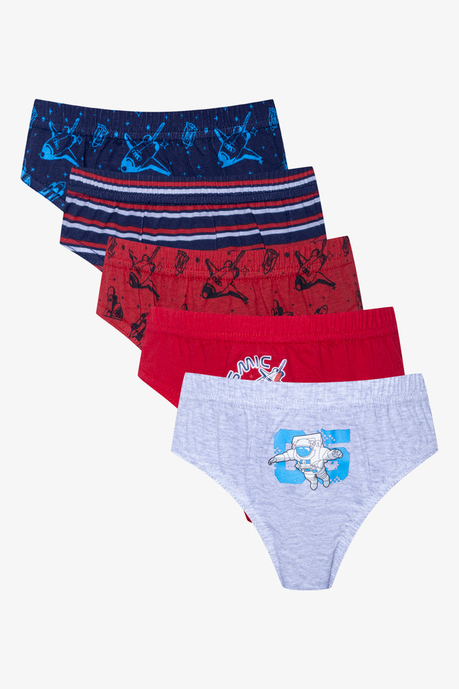 5 Pack Briefs Multicolour