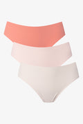 3 Pack Bonded Brazilian Panty Pink And Natural (1)