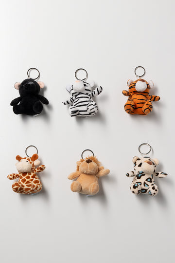Safari Animal Keyrings
