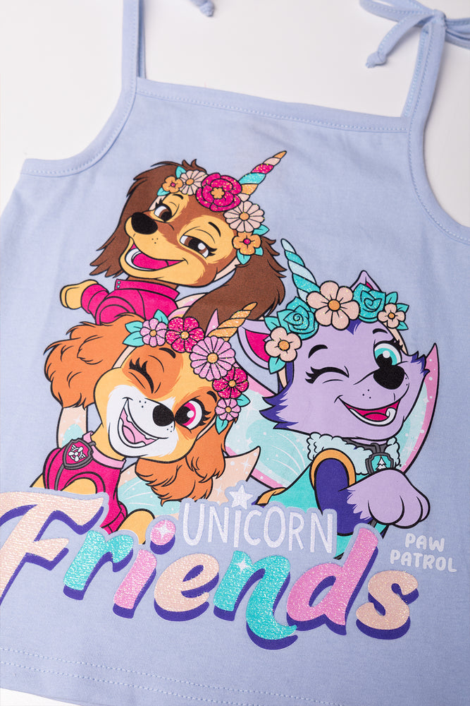 2 Pack Paw Patrol Tops Blue & Peach (2)