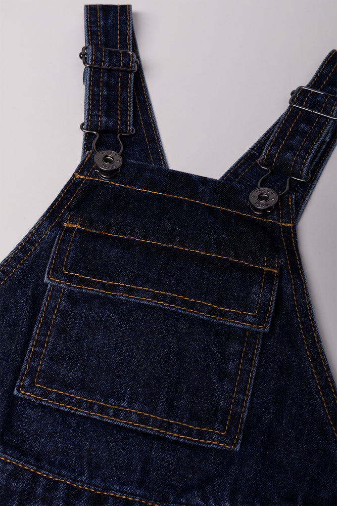 Denim Dungaree Dark Blue (1)