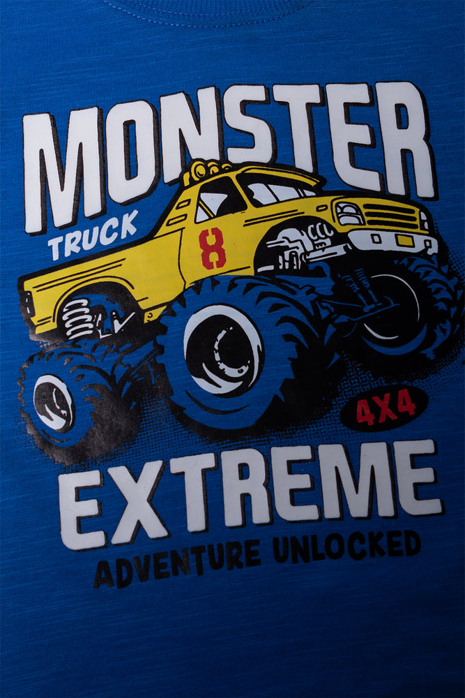 Monster Truck T-Shirt Blue (1)