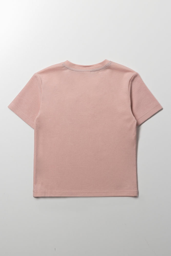 Short Sleeve T-Shirt Pink (3)