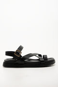 Strappy Sandals Black (1)