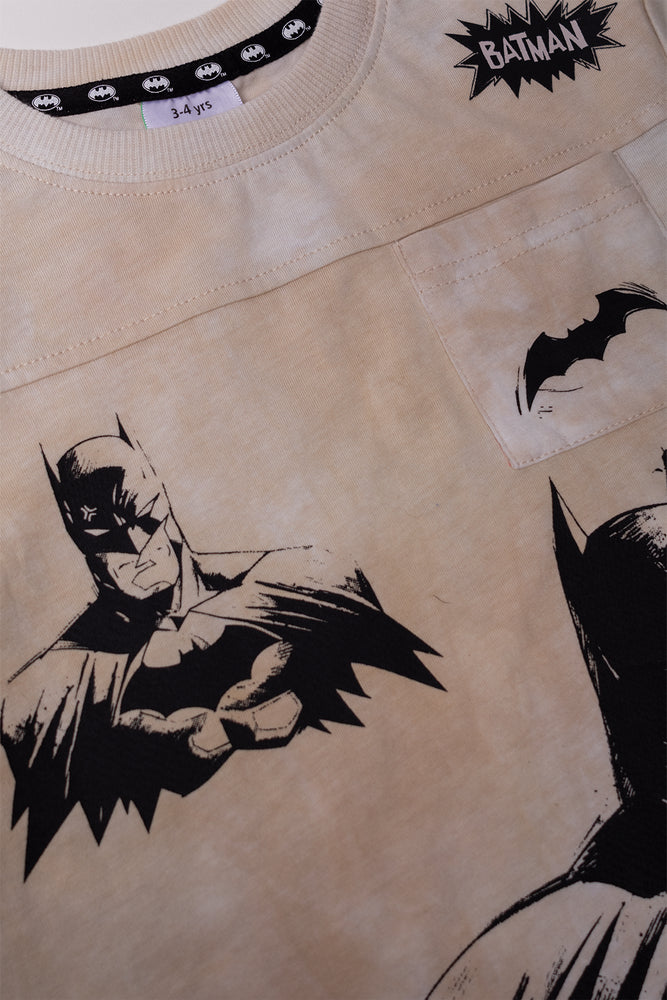 Batman Pocket T-Shirt Natural (1)