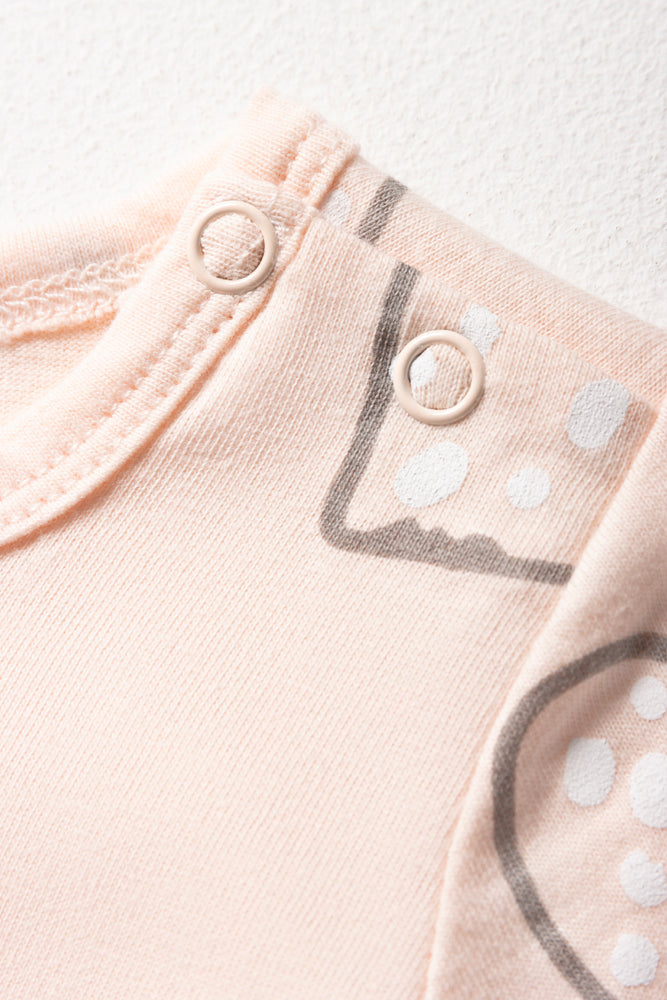Hearts Romper Light Pink (1)