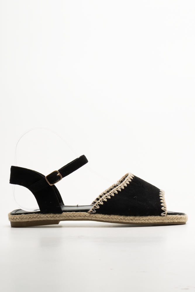 Espadrille Sandals Black