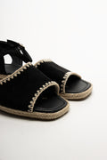 Espadrille Sandals Black (2)