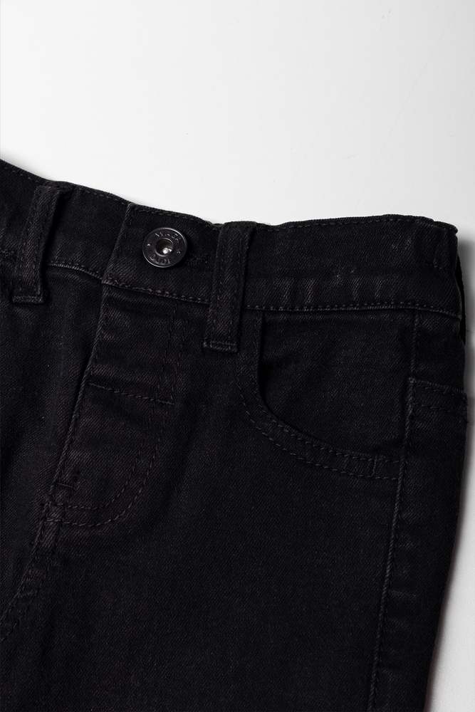Cargo Denim Jeans Black (1)