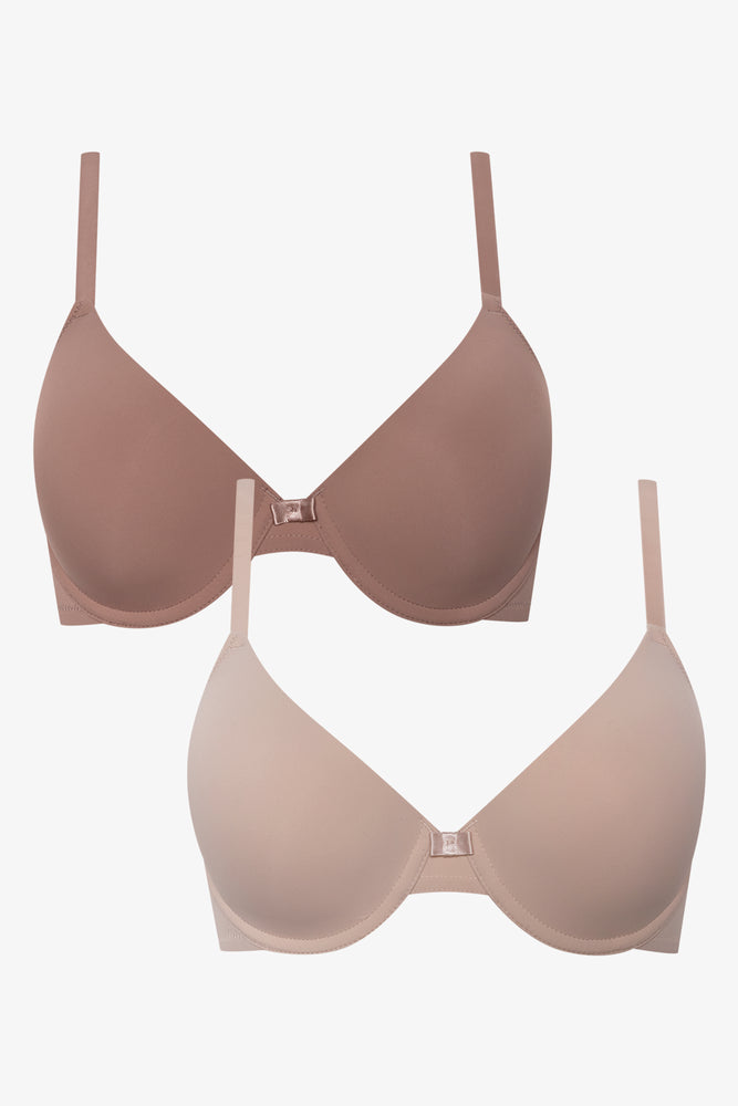 2 Pack T-Shirt Bra Natural (1)