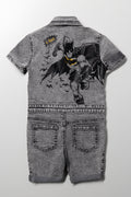 Batman Denim Boiler Suit Charcoal (2)