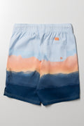 Stripe Swim Shorts Blue (2)