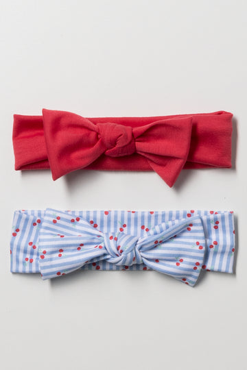 2 Pack Headbands Red And Blue