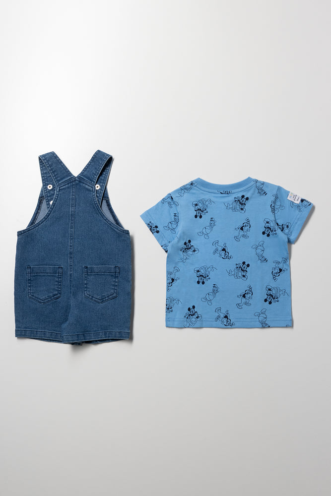 Paw Patrol Denim Dungaree Set Blue (3)