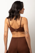 Seamfree Bralette Brown (2)