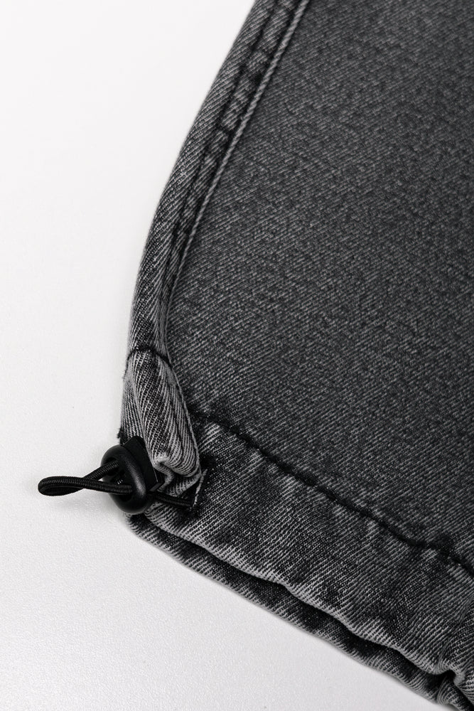 Cargo Denim Jeans Grey (2)