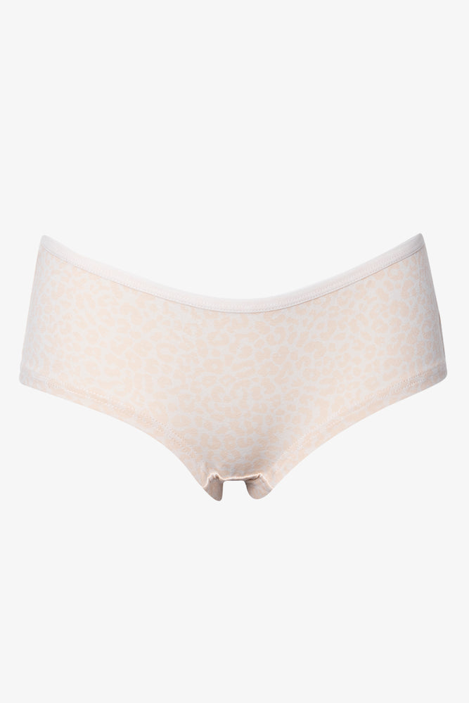 3 Pack Heart Boyleg Panties Navy, Pink And Natural (1)