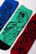 Avengers 3 Pack Socks Blue (1)