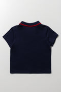 Embroidered Cars Golfer Navy (2)
