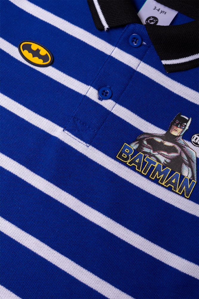 Batman Stripe Golfer Navy