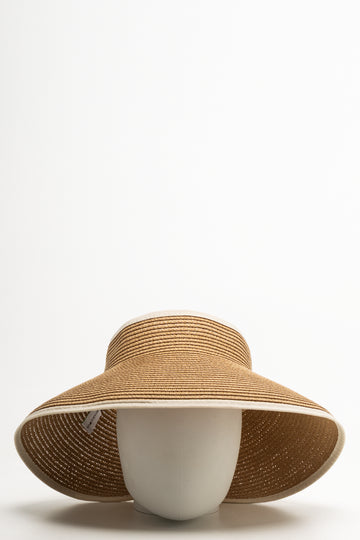 Roll-Up Visor Hat Natural