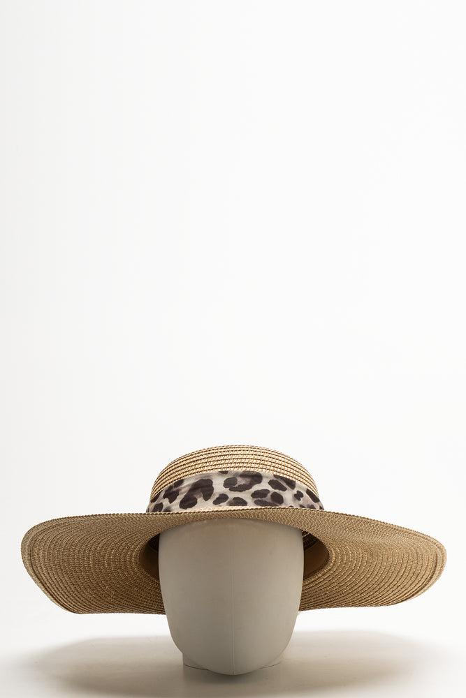 Wide Brim Hat Brown