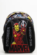 Marvel Double Zip Backpack Black