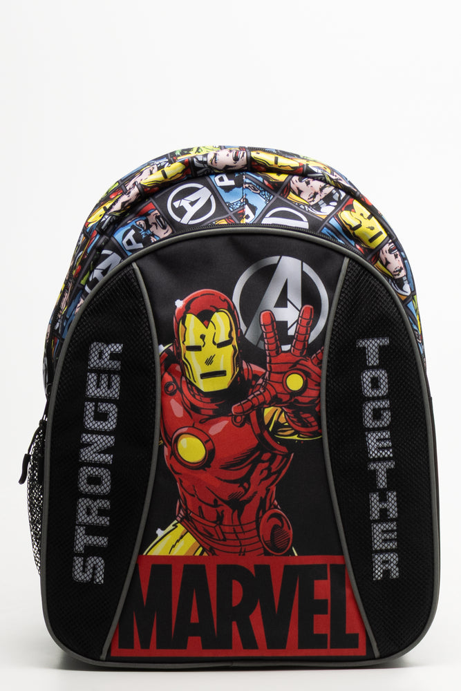 Marvel Double Zip Backpack Black