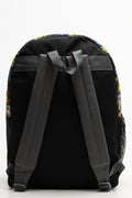 Marvel Double Zip Backpack Black (2)
