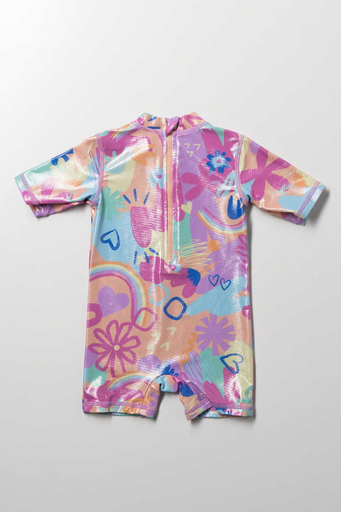 One Piece Swimwear Peach (3)