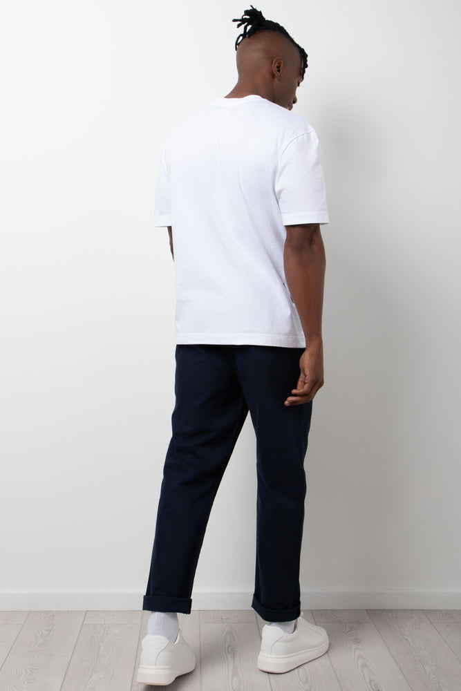 Short Sleeve Loose Fit T-Shirt White (2)